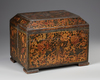 A PERSIAN WOODEN CHEST WITH DRAWERS, CIRCA 1800