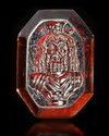 A ROMAN GARNET INTAGLIO OF SERAPIS, 1ST-2ND CENTURY AD