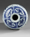 A CHINESE BLUE AND WHITE DRAGON MEIPING VASE, MING DYNASTY (1368-1644) OR LATER