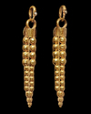 A LARGE PAIR OF EASTERN ROMAN GOLD EARRINGS, 1ST-2ND CENTURY AD