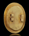 A LARGE ROMAN CAMEO OF A VEILED WOMAN IN A GOLD MOUNT, 1ST CENTURY AD
