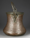 A LARGE PERSIAN COPPER BUCKET, PERSIA LATE SAFAVID 17TH-18TH CENTURY
