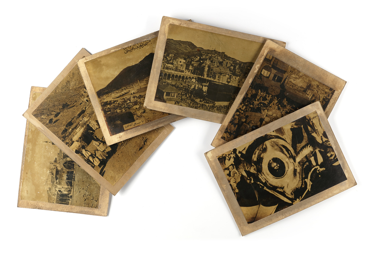 A COLLECTION OF SEVEN OLD PHOTOGRAPHS OF MECCA, MUNA  AND THE HAJJ, EARLY 20TH CENTURY