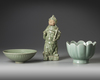 THREE CHINESE CELADON WARES, SONG DYNASTY (960-1127 AD) AND LATER
