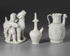THREE CHINESE PORCELAIN WARES, SONG DYNASTY AND LATER
