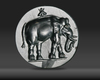 A ROMAN INTAGLIO OF AN ELEPHANT, 1ST CENTURY BC-AD