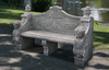 A CARVED LIMESTONE GARDEN SEAT IN ITALIAN CLASSICAL TASTE, LATE 20TH CENTURY