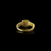 A ROMAN GOLD RING WITH A SMALL CAMEO, 1ST-2ND CENTURY AD