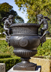 AFTER CLAUDE BALLIN (1615-1678) A FRENCH CAST IRON URN LATE 19TH CENTURY, CAST BY ANTOINE DURENNE