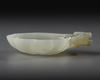 A MUGHAL-STYLE CARVED JADE RAMS CUP, 18TH CENTURY