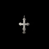 A SILVER BYZANTINE PECTORAL CROSS WITH NIELLO INLAYS, 10TH-12TH CENTURY AD