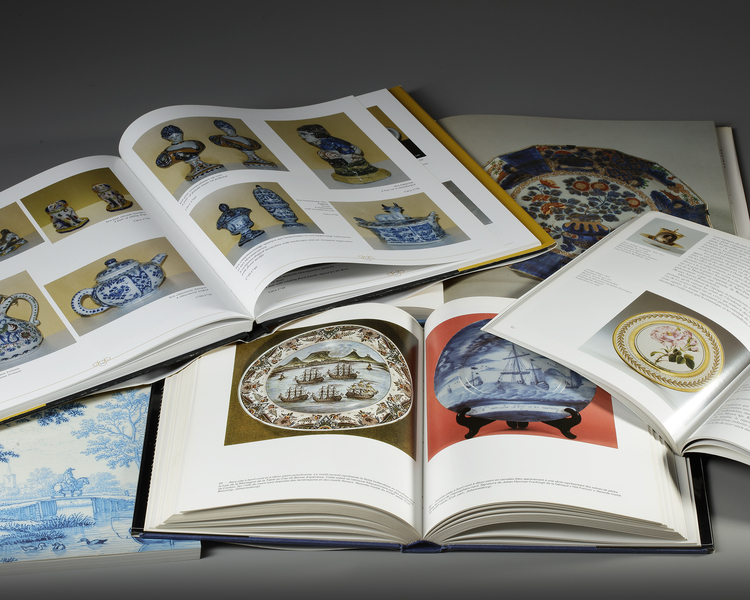 A COLLECTION OF FIVE BOOKS, DELFTWARE