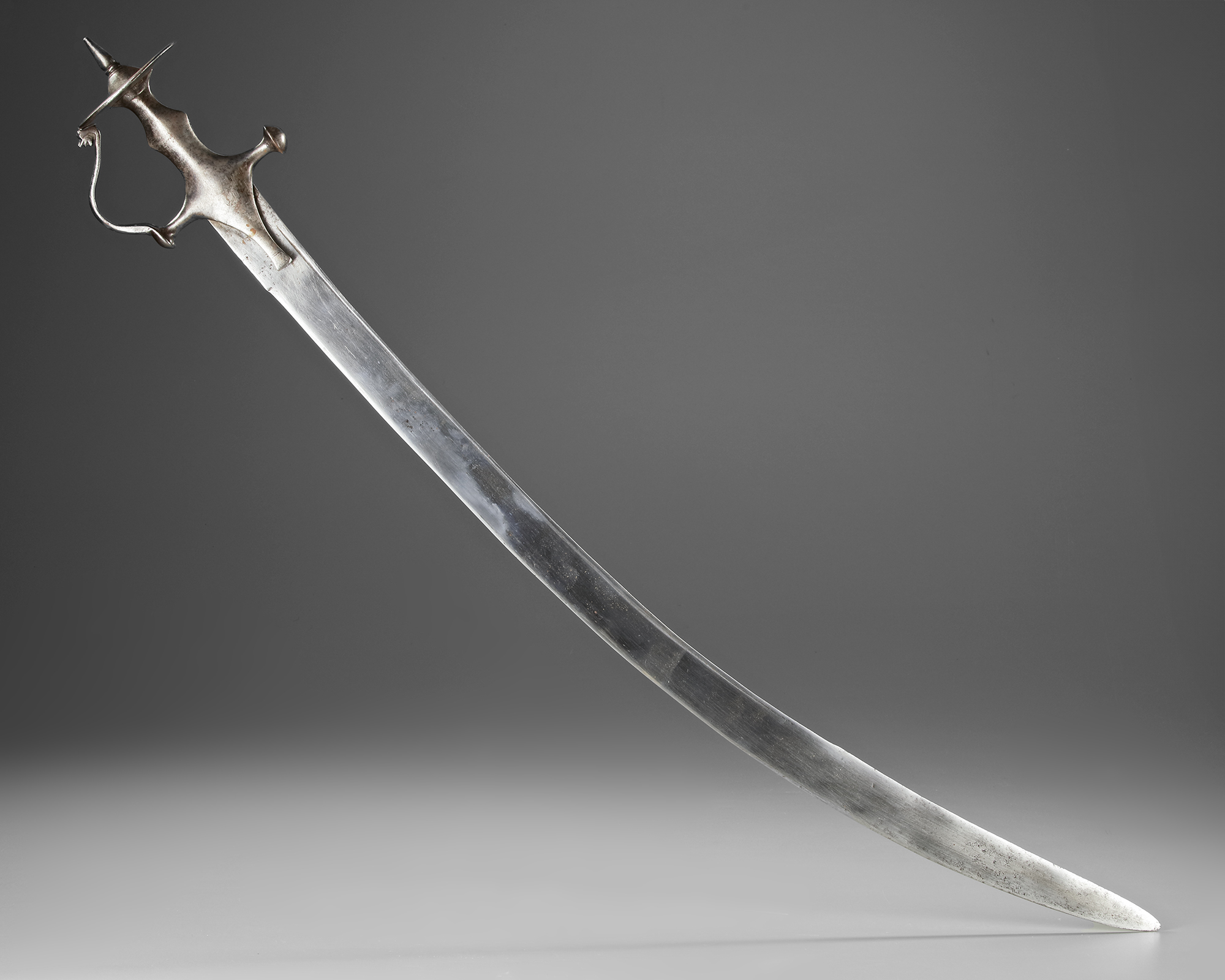 AN INDIAN SWORD (TALWAR), 19TH CENTURY