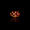 ROMAN CARNELIAN INTAGLIO WITH JUPITER SEATED. 1/2nd.c.A.D.