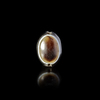 AN AGATE EYE BEAD WITH A HORIZONTAL PIERCING, 4TH-5TH CENTURY BC