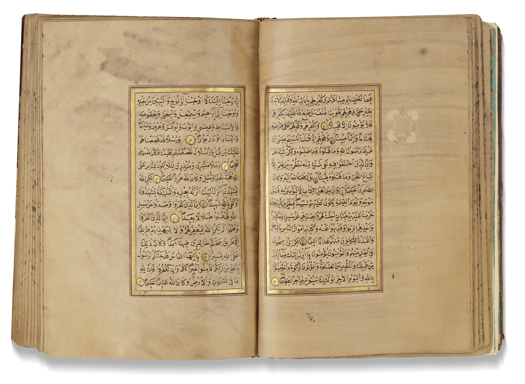 A FINE ILLUMINATED OTTOMAN QURAN, SIGNED MUHAMMAD NURI STUDENT OF ALI ...