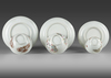 A CHINESE PORCELAIN COLLECTION OF THREE CUPS AND THREE SAUCERS, QIANLONG PERIOD