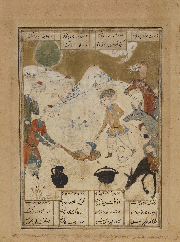 YUSUF AND ZULAYKHA, SAFAVID SHAHNAMEH, 16TH CENTURY