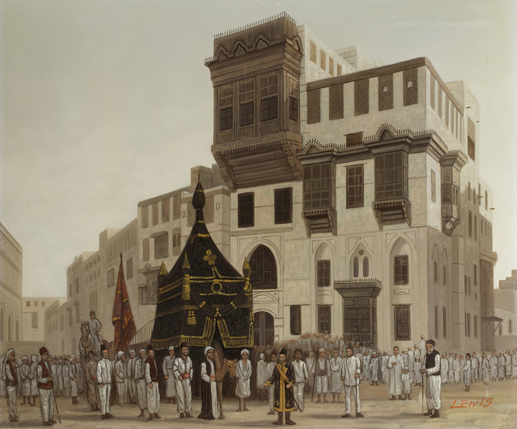AN ORIENTALIST SCHOOL PAINTING, 20TH CENTURY