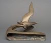 A JAPANESE  ART DECO BRONZE BIRD, MID 20TH CENTURY (MID SHOWA PERIOD)