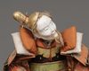 A LARGE  JAPANESE HAND-CRAFTED WARRIOR DOLL, 18TH CENTURY