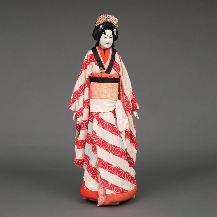 A JAPANESE BUNRAKU PUPPET OF YAOYA OSHICHI, 1926-1989 (SHOWA PERIOD)