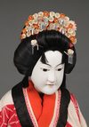 A JAPANESE BUNRAKU PUPPET OF YAOYA OSHICHI, 1926-1989 (SHOWA PERIOD)