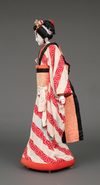 A JAPANESE BUNRAKU PUPPET OF YAOYA OSHICHI, 1926-1989 (SHOWA PERIOD)