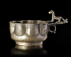 A BRONZE LOBED CUP, PERSIA, 11TH-12TH CENTURY