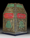 AN OTTOMAN METAL-THREAD EMBROIDERED MAQAM IBRAHIM, EGYPT, DATED 1327 AH/ 1909 AD