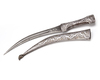 A PERSIAN ENGRAVED STEEL DAGGER, ZAND DYANSTY 18TH CENTURY