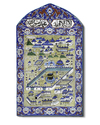 AN IZNIK-STYLE TILE PANEL KUTAHYA, TURKEY 19TH CENTURY