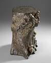 A JAPANESE BRONZE AND GILT FIGURAL SCULPTURE, MEIJI PERIOD (1868-1912)