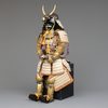A JAPANESE GOLD AND BLACK LACQUERED ‘GREAT SUIT-OF-ARMOUR’, MID SHOWA PERIOD 1953