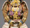 A JAPANESE GOLD AND BLACK LACQUERED ‘GREAT SUIT-OF-ARMOUR’, MID SHOWA PERIOD 1953