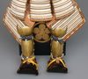 A JAPANESE GOLD AND BLACK LACQUERED ‘GREAT SUIT-OF-ARMOUR’, MID SHOWA PERIOD 1953
