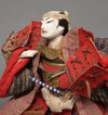 TWO  JAPANESE ANTIQUE TAKEDA DOLLS, 19TH CENTURY