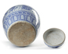 A LARGE CHINESE BLUE AND WHITE JAR AND COVER, QING DYNASTY (1644-1911)