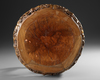A CHINESE WOODEN FIVE-LEGGED INCENSE STAND, 19TH-20TH CENTURY