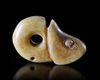 A CHINESE JADE CARVED YU PIG DRAGON HOOK PENDANT, 20TH CENTURY