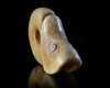 A CHINESE JADE CARVED YU PIG DRAGON HOOK PENDANT, 20TH CENTURY