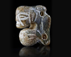 A CHINESE JADE CARVED YU PIG DRAGON PENDANT, 20TH CENTURY