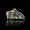 A BRONZE WEIGHT IN THE FORM OF A CROUCHING RABBIT. ACHAEMENID 5th.c.B.C.