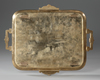 A GILT BRONZE AND CLOISONNE ENAMEL TRAY, NAPOLEON III PERIOD, LATE 19TH CENTURY