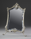 A SILVERED BRONZE PHOTO FRAME, NAPOLEON III PERIOD, LATE 19TH CENTURY