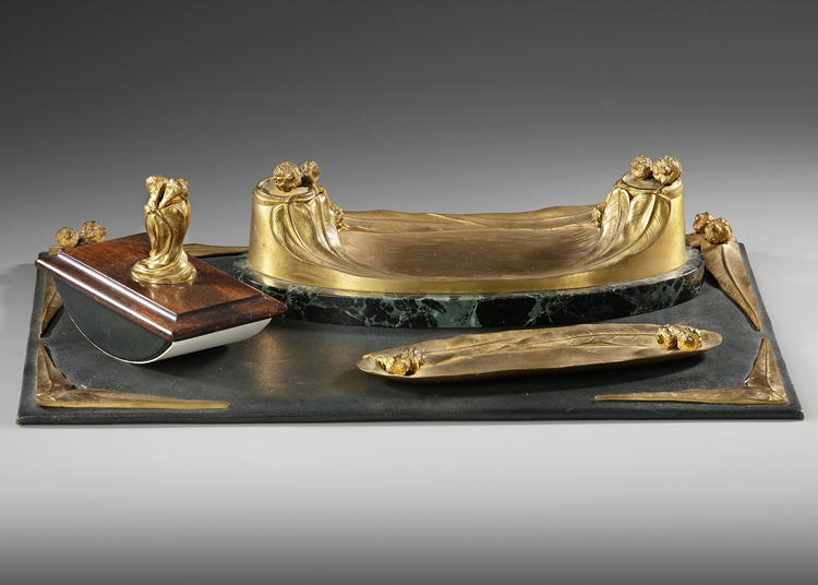 AN OFFICE KIT, ART NOUVEAU STYLE, 1890-1919