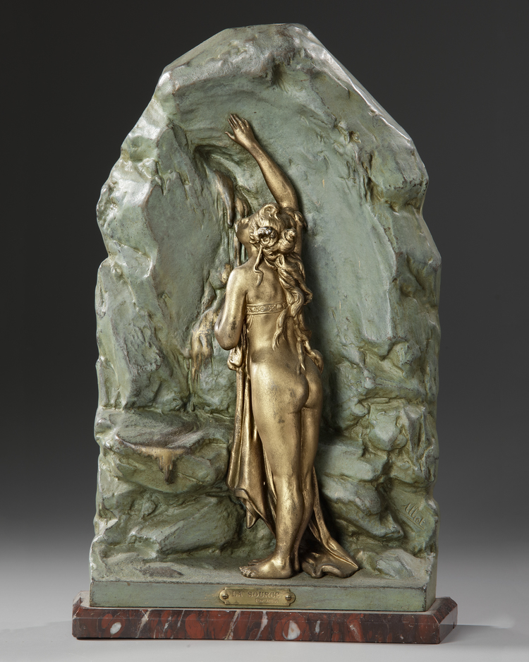A BRONZE SCULPTURE, THE SOURCE 1910