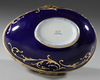 AN EGG SHAPED LIMOGES PORCELAIN JEWELRY BOX, SIGNED, LATE 19TH CENTURY