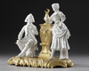A GROUP IN SEVRES BISCUIT AND GILDED BRONZE, CIRCA 1880