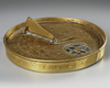 A QAJAR BRASS QIBLA INDICATOR, 19TH CENTURY